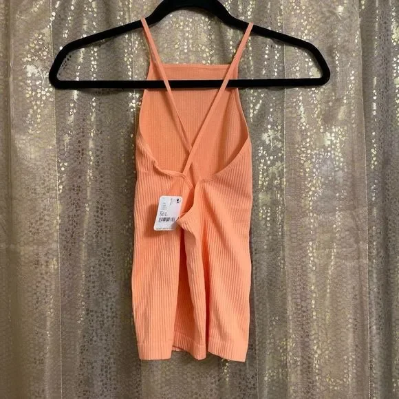 Intimately Free People Mmkay Seamless Tank in Mango XS/S, NWT - Picture 5 of 5